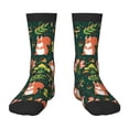 thumbnail image 1 of Honeii Forest Squirrel Print Children's Colorful Socks,Unisex Kids and Toddlers' Cushioned Sock,Kids Athletic Crew Socks,for Everyday Wear and Sports, 1 of 5