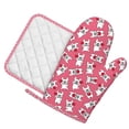 thumbnail image 1 of Honeii French Bulldog And Heart patten Oven Mitts and Pot Holders Sets, Baker Oven Mitts, Mittens for Kitchen Decor, Baking Lover over Gloves Gifts, 1 of 1
