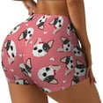 thumbnail image 1 of Honeii French Bulldog Face Print Women's Workout Shorts, Gym Shorts for Active Wear, Sports Shorts,Women's Running Shorts,Quick Dry Athletic Shorts-Large, 1 of 8