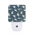 thumbnail image 1 of Honeii Friendly Sharks Print LED Night Light with Light Sensor, Night Lights Plug Into Wall,Ideal for Bedrooms and Hallways-UK, 1 of 7