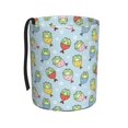thumbnail image 1 of Honeii Frog In Mermaid Print Waterproof Car Trash Can,Waterproof Portable Collapsible Trash Can,Garbage Container fits Most Cars,SUVs,and Trucks, 1 of 7