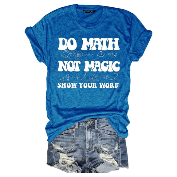 Women's Relaxed Fit Round Neck Letter Print Short Sleeve T-Shirt Top Casual Comfortable Soft Tee for Everyday Wear