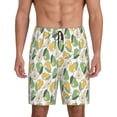 thumbnail image 1 of Honeii Fruit Pears Print Men's Pajama Sleepwear Shorts - a comfy pajama bottom and lounge short for Relaxed Home Wear-3X-Large, 1 of 6