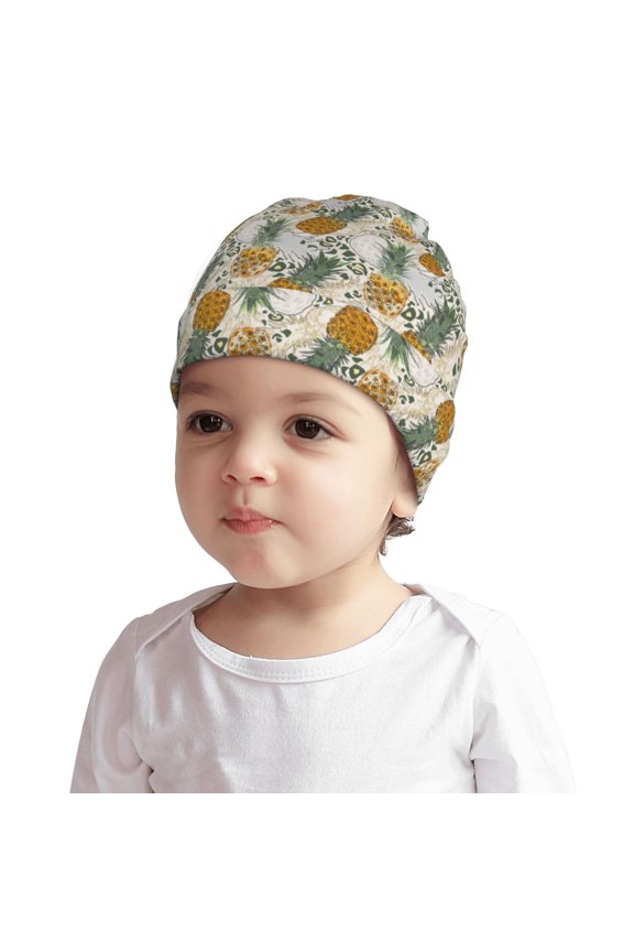 Fruit Pineapples or Baby Beanie 0-6 Months 6-12-24 Months Kids Winter Hat,Toddler Beanies Baby Girl Boy Hat Warm Cap for Baby, Infant, Toddler-Medium