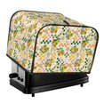 thumbnail image 1 of Honeii Hawaii Palms Print 4 slice Toaster Cover, Two Slice Toaster Dust-proof Cover For Kitchen Small Appliance and Fingerprint Protection, 1 of 7