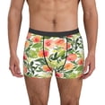 thumbnail image 1 of Honeii Fruits Peach1 Men's Underwear Boxer Briefs Pack, ComfortSoft Boxer Brief for Men, Moisture-Wicking Breathable-Large, 1 of 5