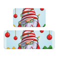 thumbnail image 1 of Honeii Funny Christmas Gnome Print Kitchen Mat [2 PCS] for Floor, Waterproof Non-Slip Rugs, Kitchen Decor,Standing Mat for Floor,Office, Sink, Laundry, 1 of 6