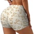 thumbnail image 1 of Honeii Funny Pigs Print Women's Workout Shorts, Gym Shorts for Active Wear, Sports Shorts,Women's Running Shorts,Quick Dry Athletic Shorts-Medium, 1 of 8