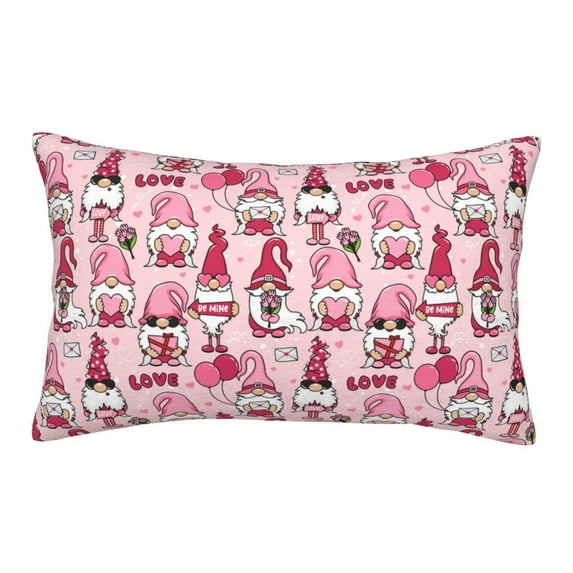 Honeii Garden Gnomes Decorative Throw Pillow Case - Elevate Your Couch, Sofa, or Bed with Stylish Home Decor, Perfect Gift Idea-14"x20"