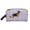 thumbnail image 1 of Honeii German Shepherd Dog Print Multi-Purpose Storage Bag,Hanging Dopp Kit,Small Toiletry Bag for Traveling for Toiletries, Makeup, and Small Essentials, 1 of 7