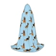 thumbnail image 1 of Honeii German Shepherd Dog Print Poncho Cape, Cloak Coat, Snuggly Hooded Wearable Blanket, Hooded Cape For Teenagers,Halloween Costumes-Large, 1 of 7
