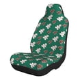 thumbnail image 1 of Honeii Gingerbread Snowman Cookies for Car Seat Covers Full Set, Seat Covers for Cars, Car Seat Protector Waterproof, Leather Car Seat Cushion-2 PCS, 1 of 9