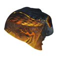 thumbnail image 1 of Honeii Glowing Snake Dark Forest Print Kids Knit Beanie Watch Hat ,Knit Cap for Boys and Girls, 1 of 7
