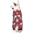 thumbnail image 1 of Honeii Gnome And Snowflakes Print Small Dog Hoodies Pet Hooded Sweatshirts Fall Winter Puppy Cat Sweaters Warm Clothes for Small Dogs Outfits Costume-X-Large, 1 of 7