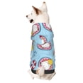 thumbnail image 1 of Honeii Gnome On A Watermelon Mattress In The Pool Print Small Dog Hoodies Pet Hooded Sweatshirts Fall Winter Puppy Cat Sweaters Warm Clothes for Small Dogs Outfits Costume-X-Large, 1 of 7
