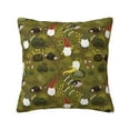 thumbnail image 1 of Honeii Gnomes Playing in the Garden Print Throw Pillow, Square Decorative Pillow Forms Soft Fluffy Plump Pillow Decorative Pillow Inserts,Couch Pillows-20"x20", 1 of 7