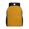 thumbnail image 1 of Honeii Gold Glitter Print Laptop Backpack for Work, College, Travel, Daily Backpacks for Men Women, Sport Rucksack,Computer Bag, 1 of 8