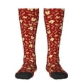 thumbnail image 1 of Honeii Golden Squirrels Holiday Print Long Socks,Novelty Design Socks Gift for Men and Women,Crew Socks,Calf Socks, 1 of 1