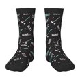 thumbnail image 1 of Honeii Golf Bags And Balls Print Children's Colorful Socks,Unisex Kids and Toddlers' Cushioned Sock,Kids Athletic Crew Socks,for Everyday Wear and Sports, 1 of 5