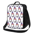 thumbnail image 1 of Honeii Golf balls Print Insulated Lunch Bag, Reusable Lunch Box for Adult, Leakproof Cooler Bag for Work Office Travel Picnic, 1 of 7
