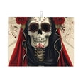 thumbnail image 1 of Honeii Gothic Skull With Roses Print Kitchen Drying Mat Coffee Bar Mat Hide Stain Coffee Maker Mat for Countertops Coffee Pot Dish Drying Mat, 1 of 7