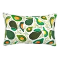 thumbnail image 1 of Honeii Green Avocado Print Pillow Cases,Plush Throw Pillow Covers,Decorative Pillowcase for Sofa, Couch, Living Room-16"x24", 1 of 6