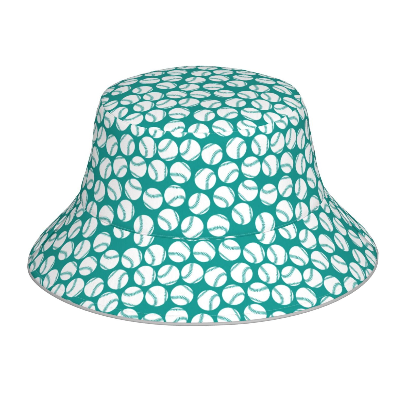 Honeii Green Baseball for Unisex Bucket Hat Waterproof Rain Hat ...