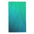 thumbnail image 1 of Honeii Green Turquoise Teal Print Quick-Dry Microfiber Towel, Shower Towel 27.5x16in,Absorbent Bathroom Towel for Beach, Pool, and Travel, 1 of 5