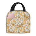 thumbnail image 1 of Honeii Groovy Hippie Flower Mushrooms Print Lunch Bag Women, Lunch Box Lunch Bag for Women Adult Men, Small Leakproof Cute Lunch Tote Large Capacity Reusable, 1 of 8