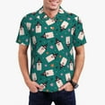thumbnail image 1 of Honeii Halloween Ghosts Print Polo Shirt, A Classic Short-Sleeved, Button-Down Golf Shirt for Men,Mens Polo Shirts Short Sleeve-X-Large, 1 of 6