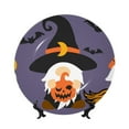 thumbnail image 1 of Honeii Halloween Gnomes Print Elegant Bone China Decorative Plate, Porcelain Plate,Art Crafts,Ceramic Ornaments for Home Office Wall Decor-7in, 1 of 6