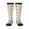 thumbnail image 1 of Honeii Halloween Gnomes Print Long Socks,Novelty Design Socks Gift for Men and Women,Crew Socks,Calf Socks, 1 of 6