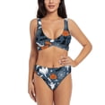 thumbnail image 1 of Honeii Halloween Print Women’s Bikini Set,Two Piece Swimsuit Bathing Suits,Stylish High Elasticity Swimwear for Beach and Pool, 1 of 6