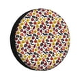 thumbnail image 1 of Honeii Halloween Pumpkin Print Tire Covers, Waterproof Anti-UV Sun Snow Rain Tire Covers for Trailers, RV, Camper, SUV, Truck-14 inch, 1 of 6