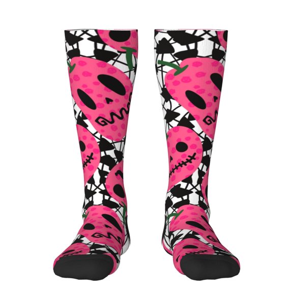 Honeii Halloween Pumpkins Print Long Socks,Novelty Design Socks Gift for Men and Women,Crew Socks,Calf Socks