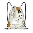 thumbnail image 1 of Honeii Hand Drawn Animals Print Drawstring Backpack,Drawstring Bags String Backpack Gym Cinch Sack Backpack Sport Bag Draw-Medium, 1 of 6