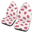 thumbnail image 1 of Honeii Hand Drawn Strawberry Print Car Seat Covers 2 Pieces, Full Set Universal Seat Covers for Cars, Waterproof Auto Seat Protectors, 1 of 7