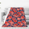 thumbnail image 1 of Honeii Hand Drawn Tomatoes Print Fleece Blanket - Throw Blanket for Bed, Sofa, Couch, Camping, and Travel , Microplush Ultra Soft Warm Blanket-50"x40", 1 of 7