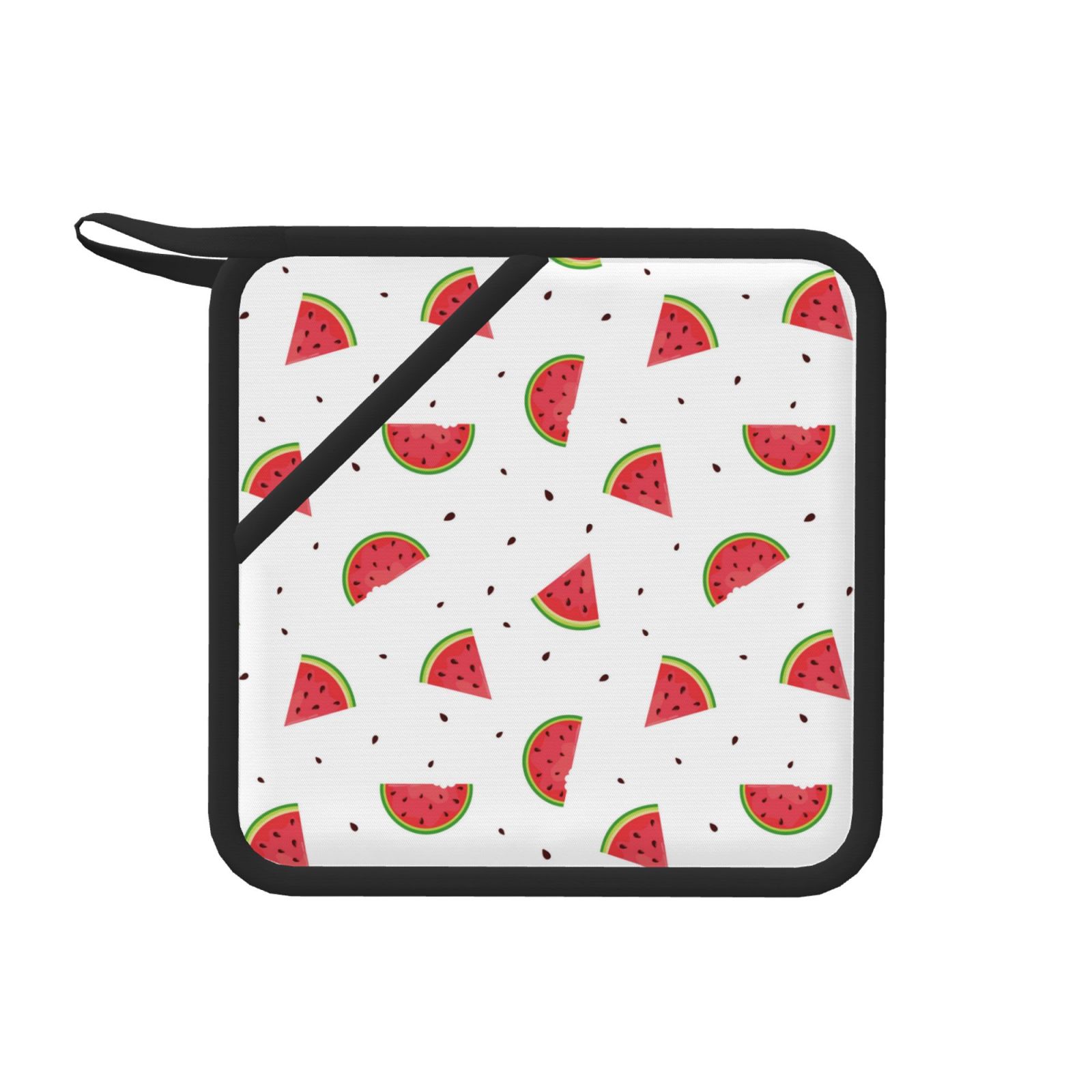 Honeii Hand Drawn Watermelon for Silicone Trivets for Hot Pots and Pans ...
