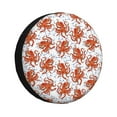 thumbnail image 1 of Honeii Hand drawn octopus Print Tire Covers, Waterproof Anti-UV Sun Snow Rain Tire Covers for Trailers, RV, Camper, SUV, Truck-14 inch, 1 of 6