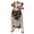 thumbnail image 1 of Honeii Happy New Year print Pet Bandana，a stylish triangle accessory perfect for small to large dogs, puppies, and even cats, 1 of 5