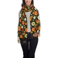 thumbnail image 1 of Honeii Harvest Pumpkins Print Scarf Oversized Scarf Tassel Fall Winter Thick Scarf Warm Shawl Women,Women's Scarves & Wraps, 1 of 8