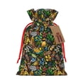 thumbnail image 1 of Honeii Hawaiian Culture Symbols Print Small Burlap Bags,Christmas Drawstring Treat Bags Gift Bags Reusable Candy Goodie Wrapping Bags for Holiday Party Favors Supplies -Small, 1 of 9