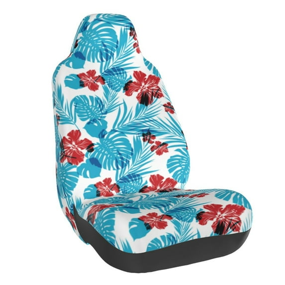 Honeii Hawaiian Style Print Car Seat Cover,Car Interior Covers,Universal Fit Seat Protector, Compatible with Most Cars, SUVs, Trucks, and Vans