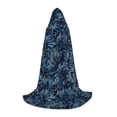 thumbnail image 1 of Honeii Hawaiian Style Print Poncho Cape, Cloak Coat, Snuggly Hooded Wearable Blanket, Hooded Cape For Teenagers,Halloween Costumes-Medium, 1 of 7