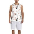 thumbnail image 1 of Honeii Heart Panda print basktball shirt for men and women, Unisex basketball jersey for Theme party-3X-Large, 1 of 6