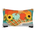 thumbnail image 1 of Honeii Hello Fall Farm Truck Pattern Decorative Throw Pillow Case - Elevate Your Couch, Sofa, or Bed with Stylish Home Decor-16"x24", 1 of 6