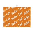 thumbnail image 1 of Honeii Hello Fall Print Kitchen Drying Mat Coffee Bar Mat Hide Stain Coffee Maker Mat for Countertops Coffee Pot Dish Drying Mat, 1 of 7