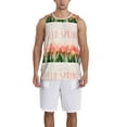 thumbnail image 1 of Honeii Hello Spring print basktball shirt for men and women, Unisex basketball jersey for Theme party-3X-Large, 1 of 6
