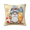 thumbnail image 1 of Honeii Hello Summer Cute Gnome Print Throw Pillow, Square Decorative Pillow Forms Soft Fluffy Plump Pillow Decorative Pillow Inserts,Couch Pillows-26"x26", 1 of 7
